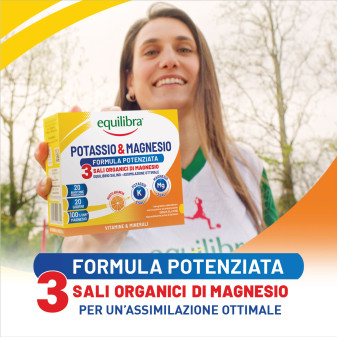 Equilibra Potassio & Magnesio 3 Formula Potenziata 14 Bustine