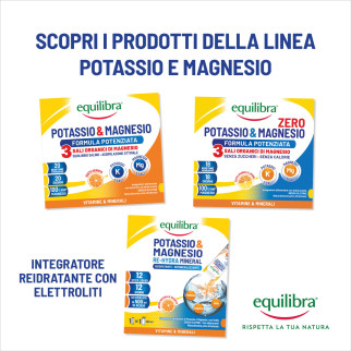 Equilibra Potassio & Magnesio 3 Formula Potenziata 14 Bustine