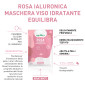 Immagine 5 - Equilibra Rosa Ialuronica Maschera Viso Tessuto Naturale Idratante Rigenerante Pelle Morbida Fresca Idratata Confezione Monodose