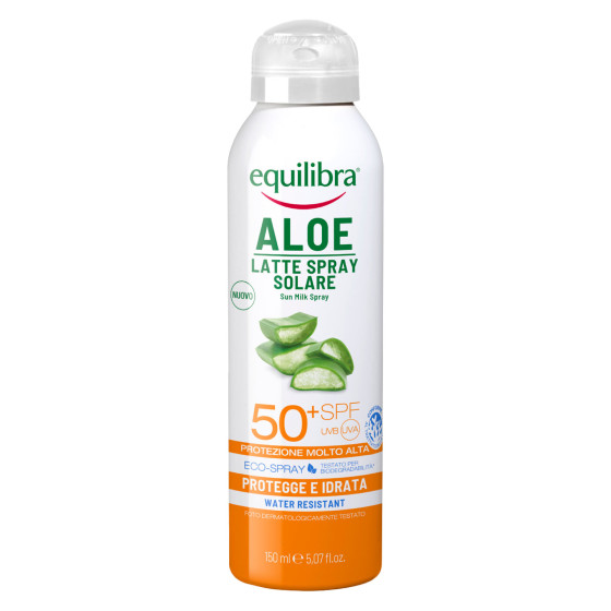 Equilibra Aloe Latte Spray Solare SPF 50+ da 150 ml Equilibra Aloe Latte Spray Solare SPF 50+ da 150 ml