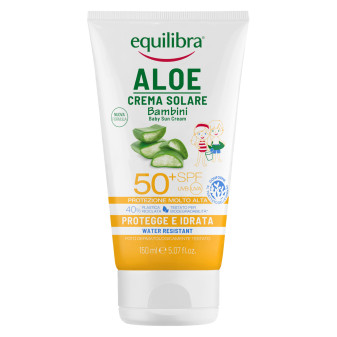 Equilibra Aloe Crema Solare Bambini SPF 50+ Protezione Molto Alta Resistente...