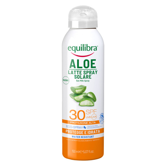 Equilibra Aloe Latte Spray Solare SPF 30 da 150 ml Equilibra Aloe Latte Spray Solare SPF 30 da 150 ml