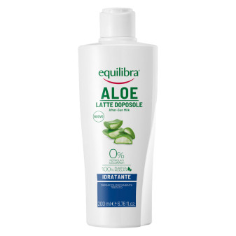 Equilibra Aloe Latte Doposole Idratante Lenitivo con 40% Aloe Vera Pelle...