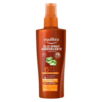 Equilibra Olio Spray Abbronzante SPF6 Abbronzatura intensa 150ml