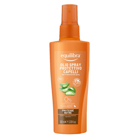 Equilibra Olio Spray Protettivo Capelli con Filtro UV da 100ml Equilibra Olio Spray Protettivo Capelli con Filtro UV da 100ml