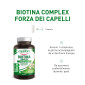 Immagine 4 - Equilibra Biotina Complex Forza dei Capelli Integratore Alimentare Beauty Capelli Pelle Unghie - Barattolo da 90 Capsule