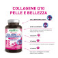 Immagine 2 - Equilibra Collagene Q10 Acido Ialuronico Integratore Alimentare Pelle e Bellezza - Barattolo da 90 Compresse