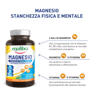 Equilibra Magnesio Integratore Alimentare Stanchezza Fisica Mentale