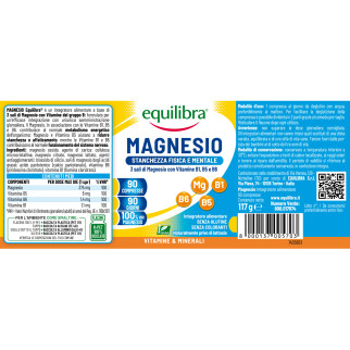 Equilibra Magnesio Integratore Alimentare Stanchezza Fisica Mentale