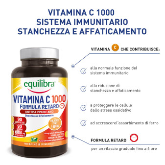 Equilibra Vitamina C 1000 Integratore Alimentare Stanchezza