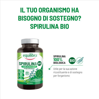 Equilibra Spirulina Bio Integratore Alimentare Azione Ricostituente