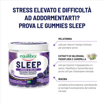 Equilibra Sleep Sonno e Relax Integratore Alimentare Melatonina