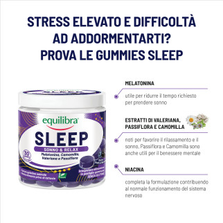 Equilibra Sleep Sonno e Relax Integratore Alimentare Melatonina