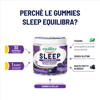 Equilibra Sleep Sonno e Relax Integratore Alimentare Melatonina