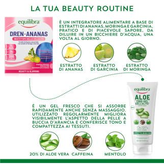 Equilibra Kit Drena Specialist Integratore Crio Gel Spazzola