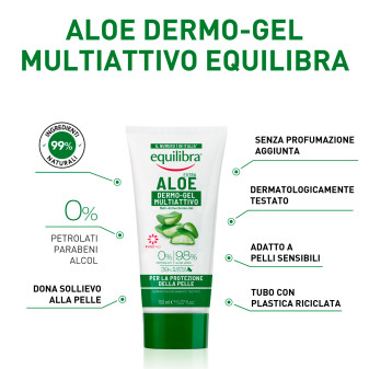 Equilibra Extra Aloe Dermo Gel Multiattivo Aloe Vera Flacone 300ml