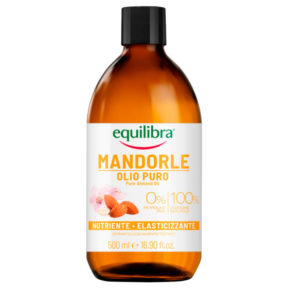 Equilibra Mandorle Olio Puro Nutriente Elasticizzante da 500ml Equilibra Mandorle Olio Puro Nutriente Elasticizzante da 500ml