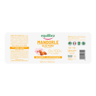 Equilibra Mandorle Olio Puro Nutriente Elasticizzante da 500ml