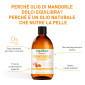 Immagine 4 - Equilibra Mandorle Olio Puro Nutriente Elasticizzante Previene Smagliature 100% Naturale Ideale in Gravidanza - Flacone 500ml