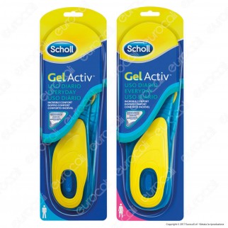 Scholl Solette Gel Activ Everyday Uomo / Donna - Confezione con 1