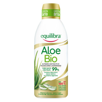 Equilibra Aloe Bio Green Detox Integratore Depurativo Aloe Vera 99% Puro...