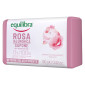 Immagine 1 - Equilibra Rosa Ialuronica Sapone Vegetale Delicato per Mani e Viso con Rosa Damascena e Acido Ialuronico - Saponetta da 100g