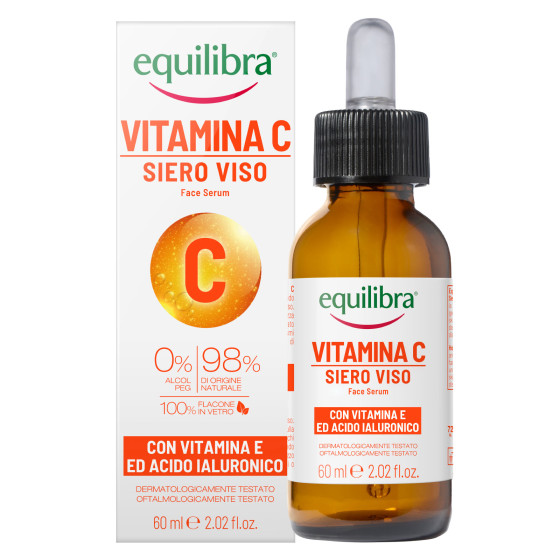 Equilibra Vitamina C Siero Viso Idratante Protettivo Flacone da 60ml Equilibra Vitamina C Siero Viso Idratante Protettivo Flacone da 60ml