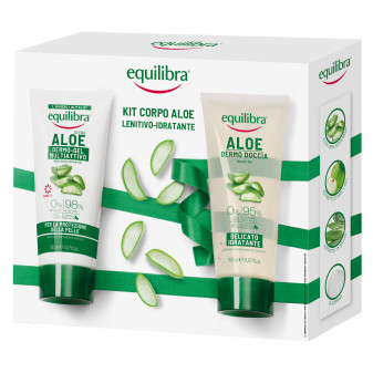 Equilibra Kit Corpo Aloe Lenitivo Idratante con Dermo Gel Multiattivo + Dermo...