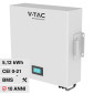 Immagine 1 - V-Tac VT-48100E-W Batteria BMS da Muro LiFePO4 51.2V 100Ah 5.12kWh per Inverter Impianto Fotovoltaico CEI 0-21 - SKU 11526