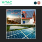 Immagine 9 - V-Tac Kit 3,69kW 9 Pannelli Solari Fotovoltaici 410W + Inverter Monofase + Batteria da Muro 5,12kWh - SKU 119109 + 11725 + 11526