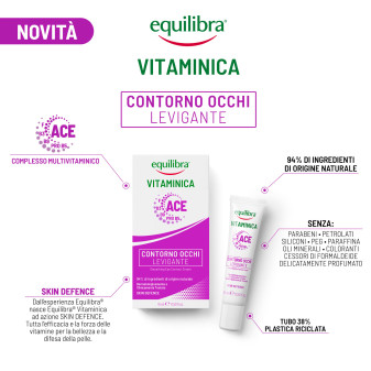 Equilibra Vitaminica ACE Contorno Occhi Levigante da 15ml