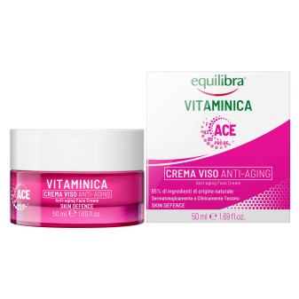 Equilibra Vitaminica ACE Crema Viso Anti-Aging Contrasta Segni del Tempo con...