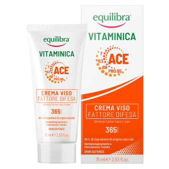 Equilibra Vitaminica ACE Crema Viso Fattore Difesa Protegge la Pelle 365...