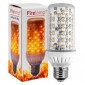 Immagine 3 - Firelamp Lampadina LED E27 4W 99 LED Copertura Trasparente [TERMINATO]