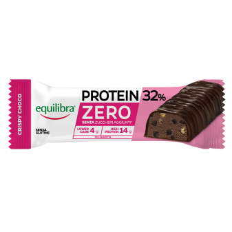 Equilibra Protein 32% Barretta Proteica Zero Crispy Choco Senza Zuccheri...