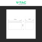 Immagine 4 - V-Tac VT-12.8V10AH-L Batteria LiFePO4 12,8V 10Ah con Attacchi T2 IP55 - SKU 11940