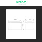 Immagine 4 - V-Tac VT-12.8V10AH-L Batteria LiFePO4 12,8V 10Ah con Attacchi T2 IP55 - SKU 11940 [TERMINATO]