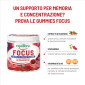 Immagine 2 - Equilibra Focus Memoria Concentrazione Integratore Alimentare Multivitaminico Pastiglie Gommose Gusto Lampone - 30 Gummies