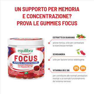 Equilibra Focus Memoria Concentrazione Integratore Alimentare