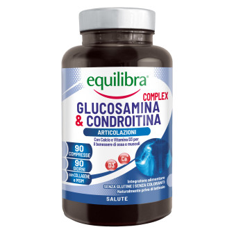 Equilibra Glucosamina e Condroitina Complex Integratore Alimentare per le...