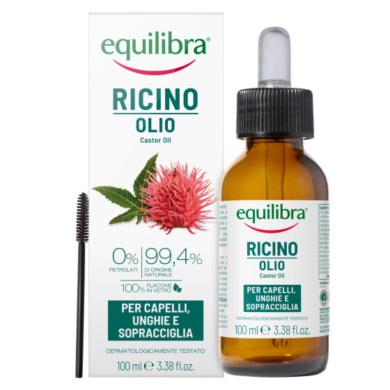 Equilibra Olio Ricino Vegetale Capelli Unghie Sopracciglia 100ml Equilibra Olio Ricino Vegetale Capelli Unghie Sopracciglia 100ml