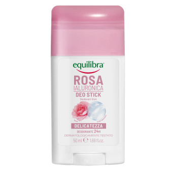 Equilibra Rosa Ialuronica Deo Stick Delicato Deodorante 24H Pelle Sensibile...
