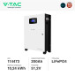 Immagine 2 - V-Tac VT-12040 Batteria BMS LiFePO4 51,2V 200Ah 10,24KWh per Inverter Impianto Fotovoltaico CEI 0-21 - SKU 114473