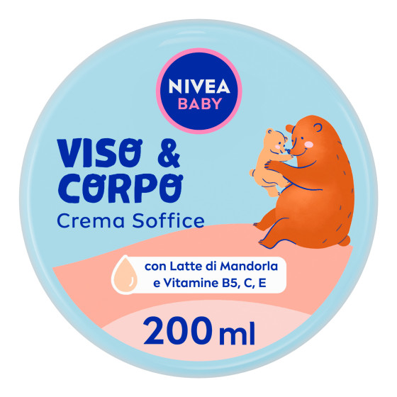 Crema Soffice Idratante Confezione da 200ml NIVEA Baby Crema Soffice Idratante Confezione da 200ml NIVEA Baby