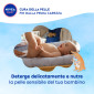 Immagine 5 - Nivea Baby Soft & Cream Salviette Detergenti Idratanti Formula Vegana con Latte di Mandorla Vitamine B5 C E - 57 Salviette