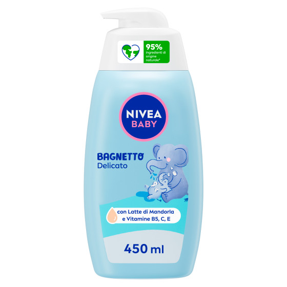 Bagnetto Corpo e Capelli Soffici Bolle Flacone da 450ml NIVEA Baby Bagnetto Corpo e Capelli Soffici Bolle Flacone da 450ml NIVEA Baby