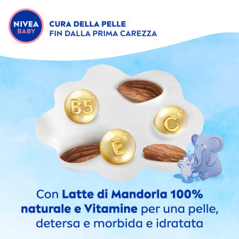 Bagnetto Corpo e Capelli Soffici Bolle Flacone da 450ml NIVEA Baby