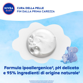 Bagnetto Corpo e Capelli Soffici Bolle Flacone da 450ml NIVEA Baby