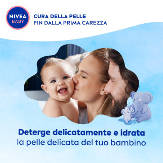 Bagnetto Corpo e Capelli Soffici Bolle Flacone da 450ml NIVEA Baby