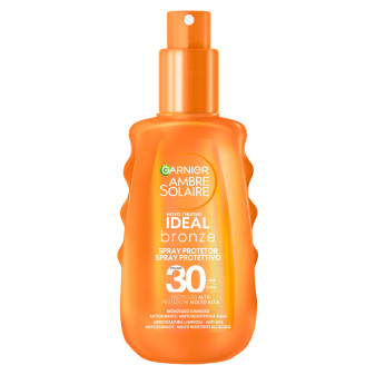 Garnier Ambre Solaire Ideal Bronze Spray Protettivo Anti Età SPF 30...